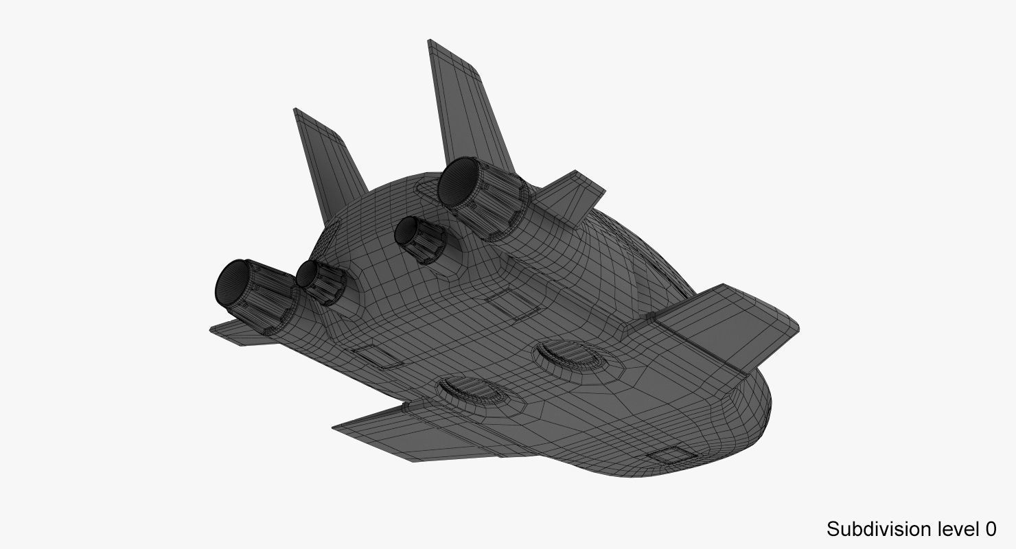 Hover car concept 3D model_24