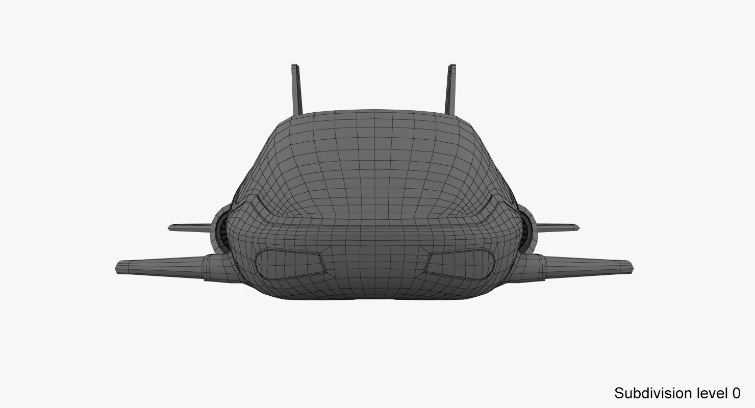 Hover car concept 3D model_16