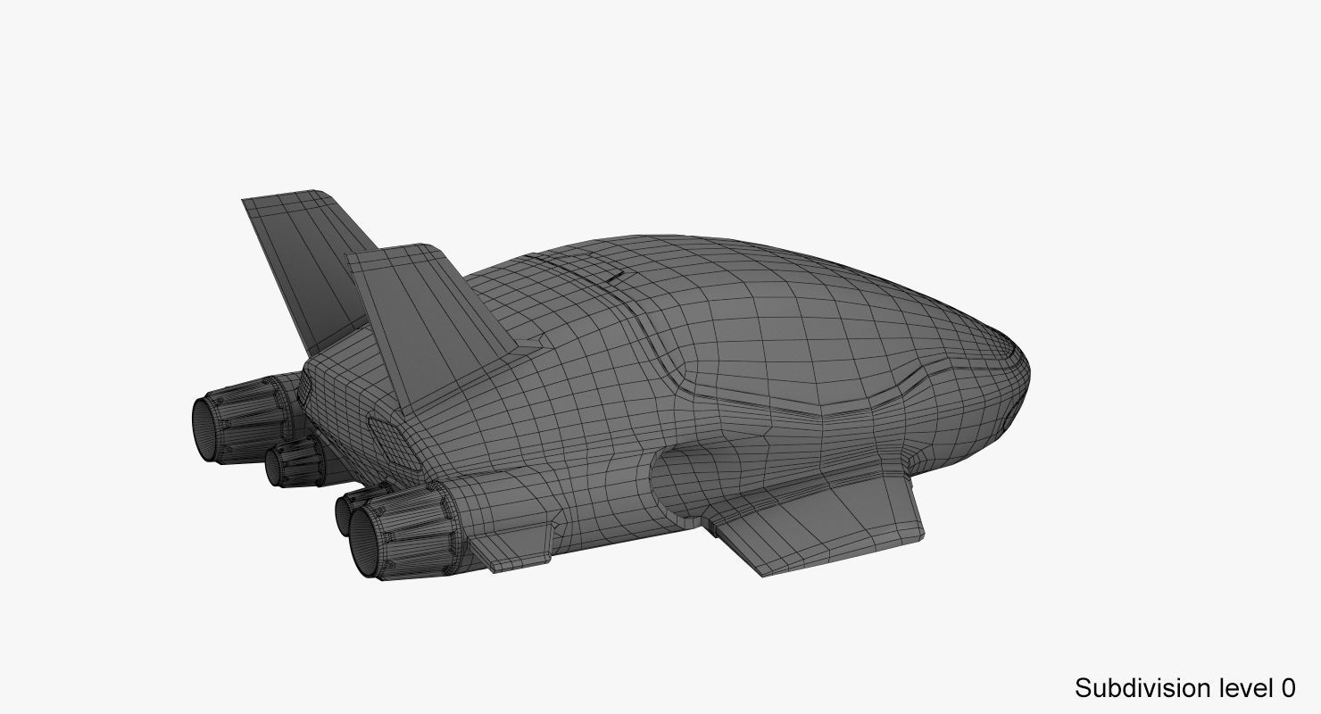 Hover car concept 3D model_20