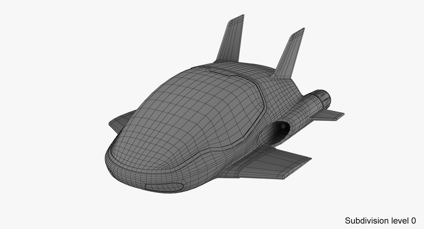 Hover car concept 3D model_14