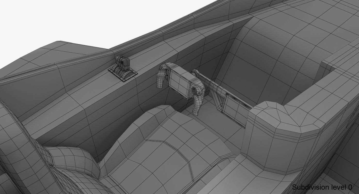 Hover car concept 3D model_28