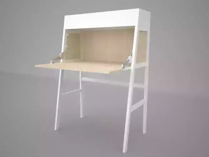 Desk -secretary- PS 2014 3D model