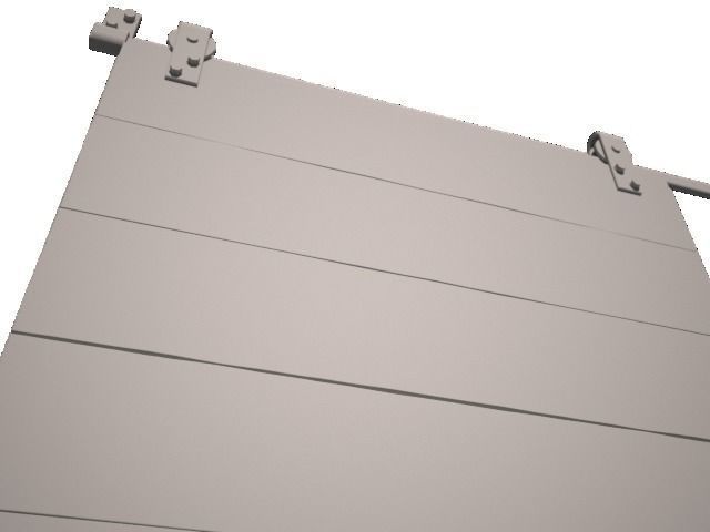 Barn Door 3D model_4