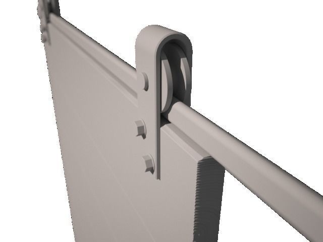 Barn Door 3D model_3