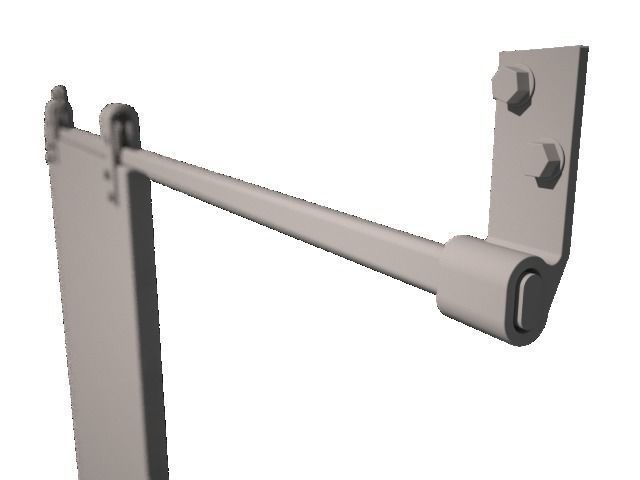 Barn Door 3D model_1
