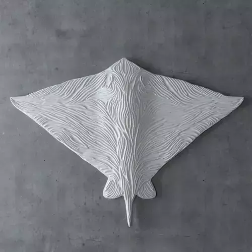 Sculpture Batoidea By ODESD2 3D model