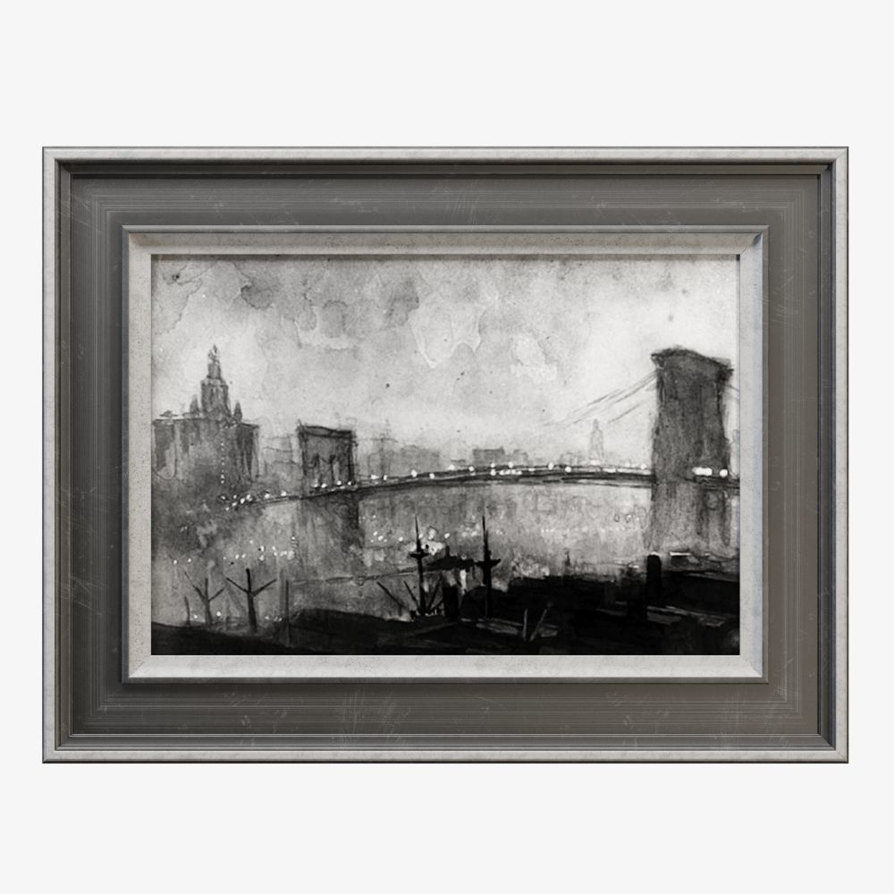 Pottery Barn Polished Gallery Wall Low-poly 3D model_6