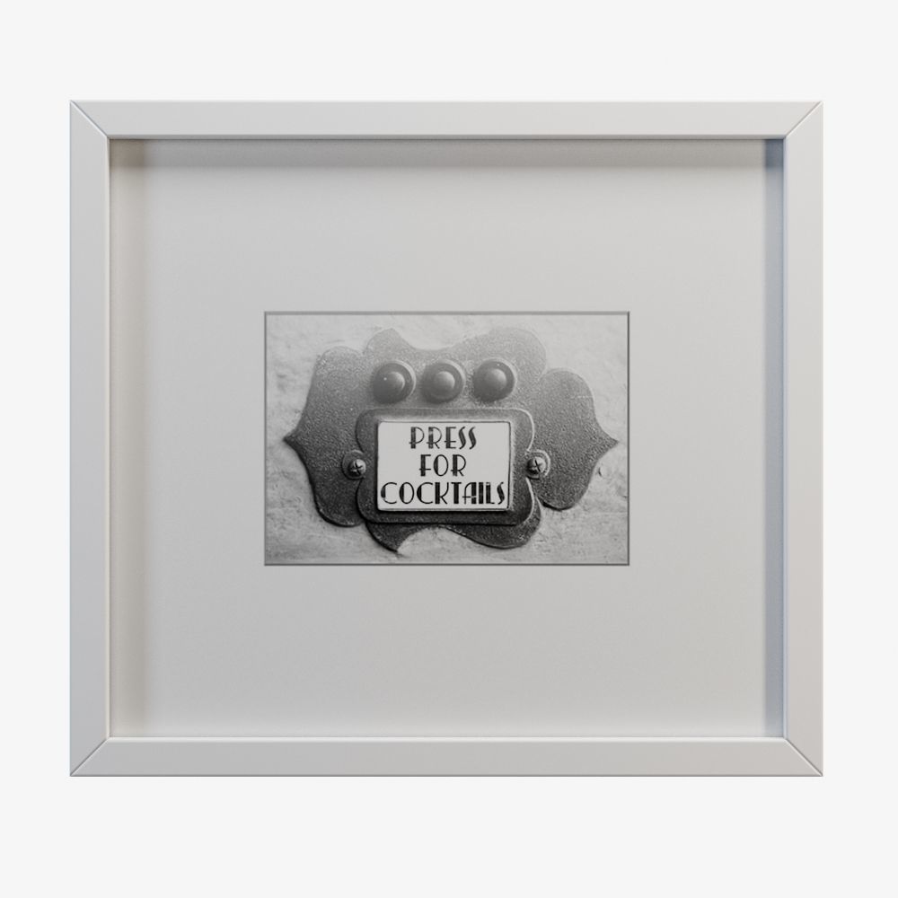 Pottery Barn Polished Gallery Wall Low-poly 3D model_4