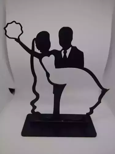 cake topper wedding 3D print model