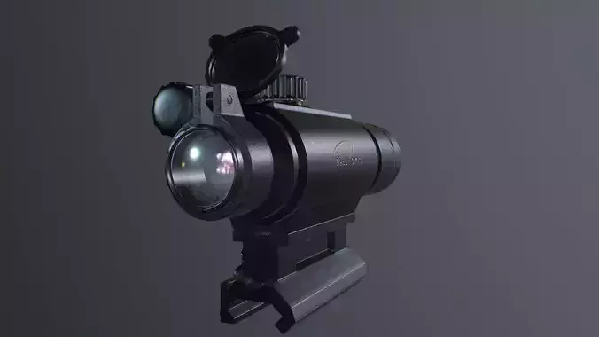 Dedal DK-9 Low-poly 3D model
