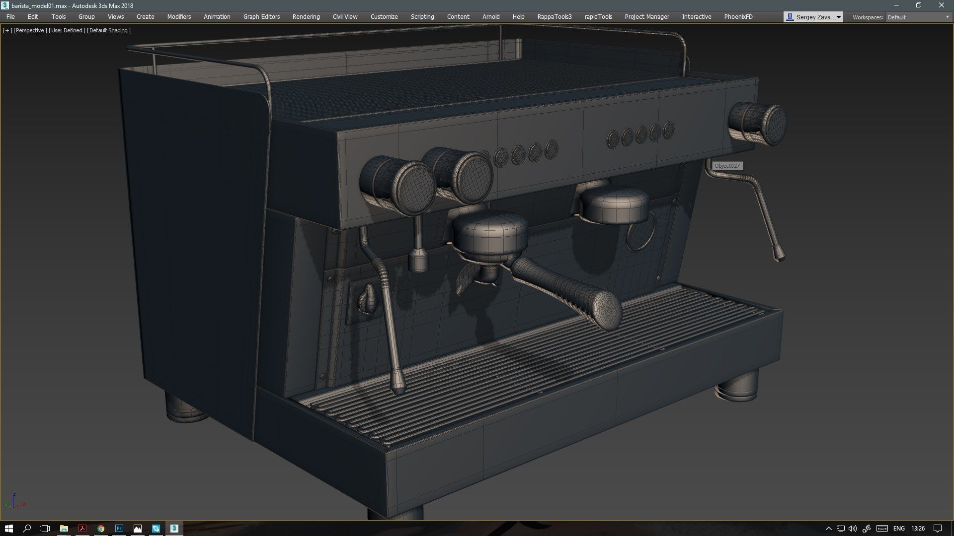 Barista PRO 2 GR 3D model_3