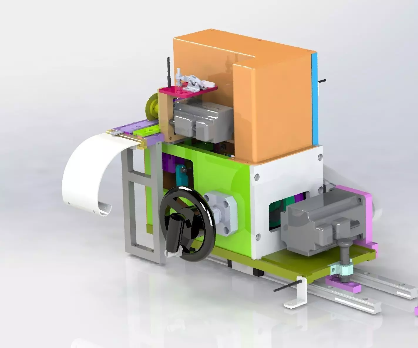 CAM bending machine 3D model_0