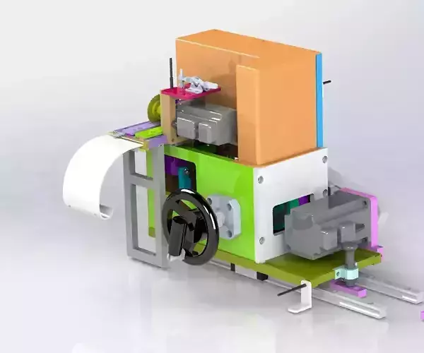 CAM bending machine 3D model