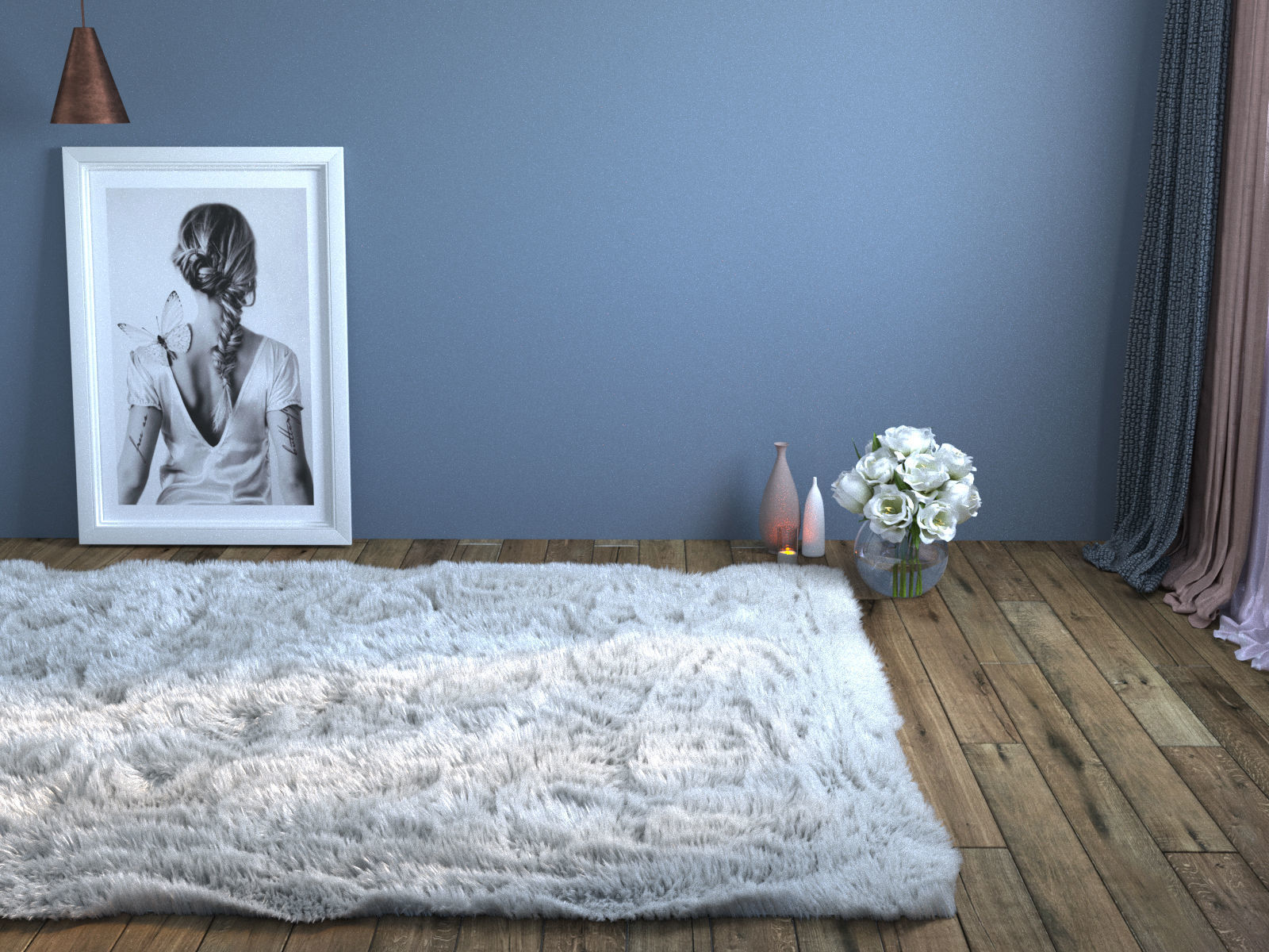 Carpet Fur 3D model_0