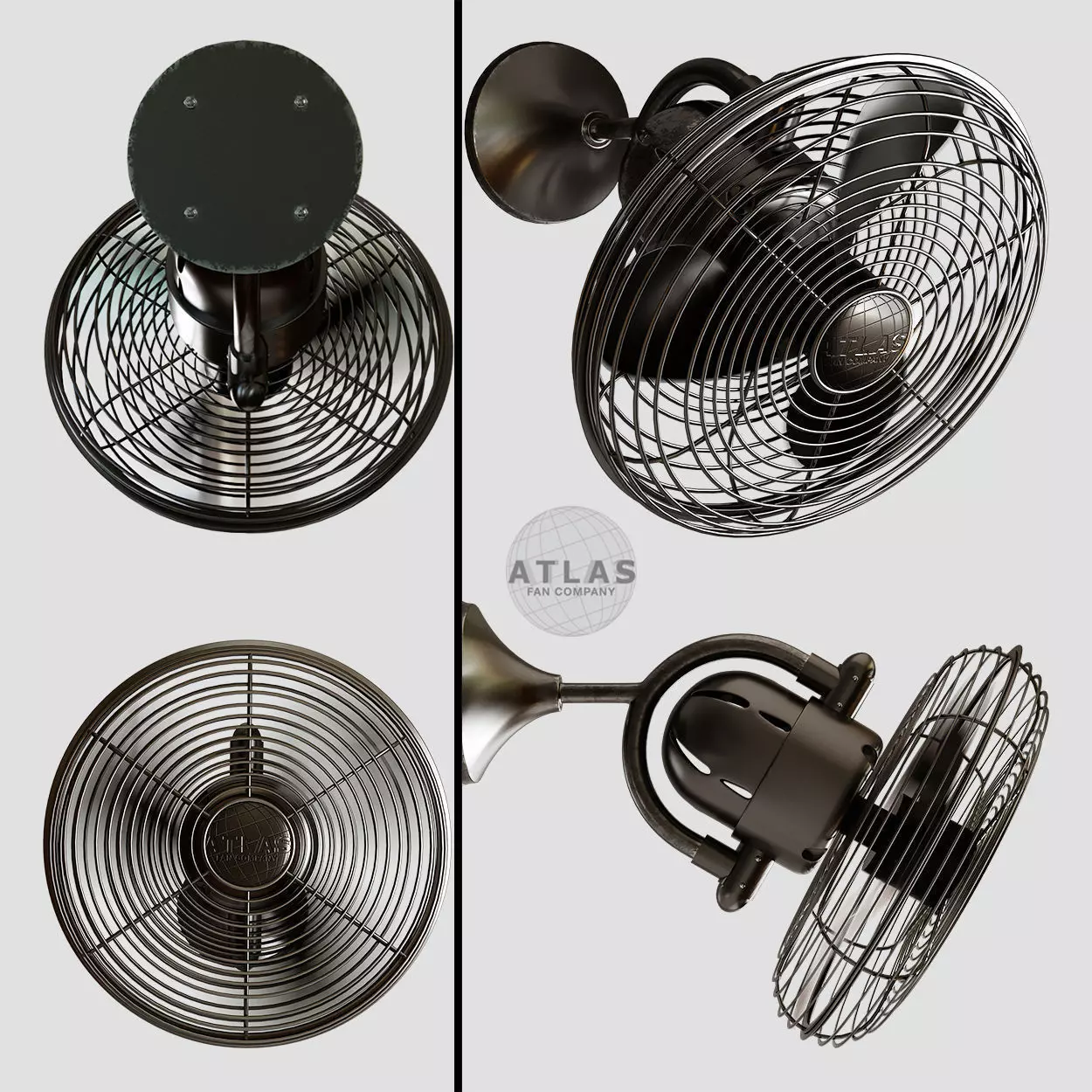 Atlas fan 3D model_0