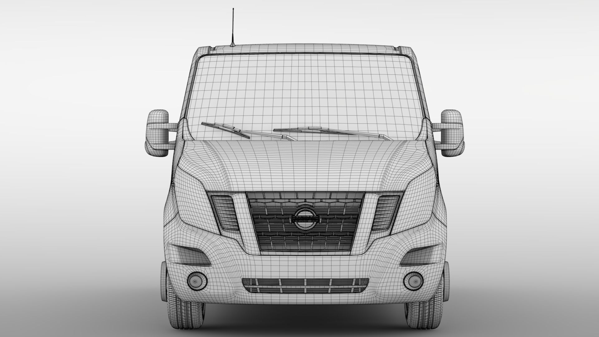 Nissan NV 400 L1H1 Van 2017 3D model_20