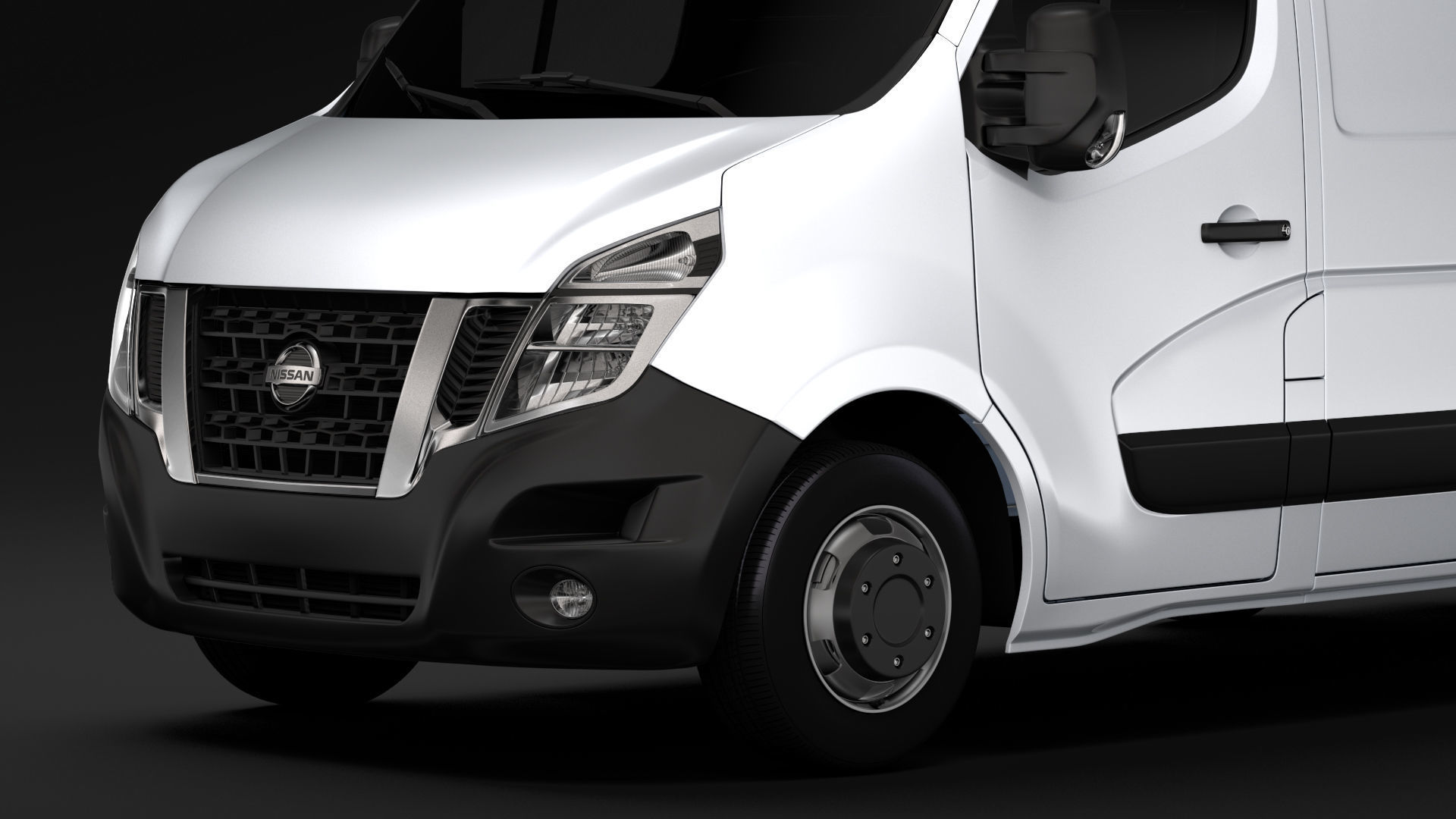 Nissan NV 400 L1H1 Van 2017 3D model_2