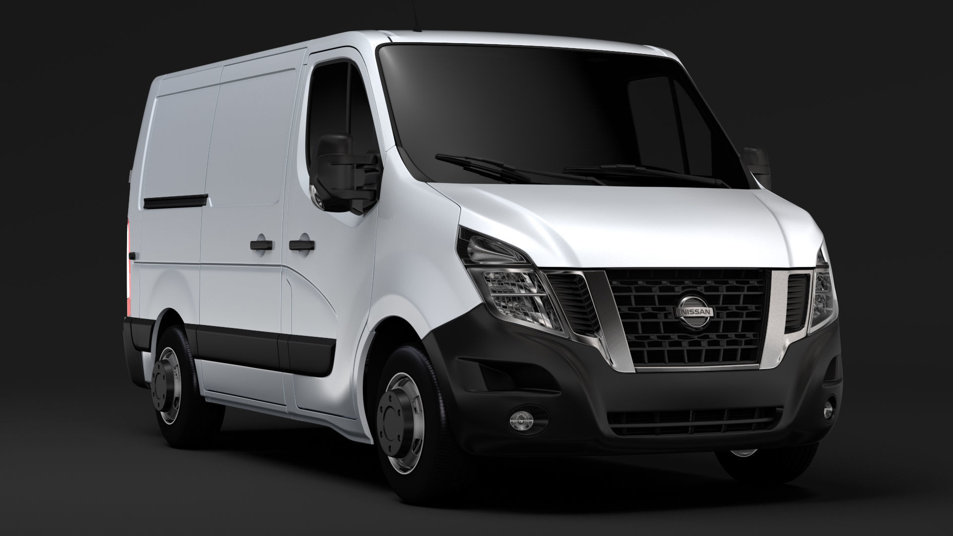 Nissan NV 400 L1H1 Van 2017 3D model_1