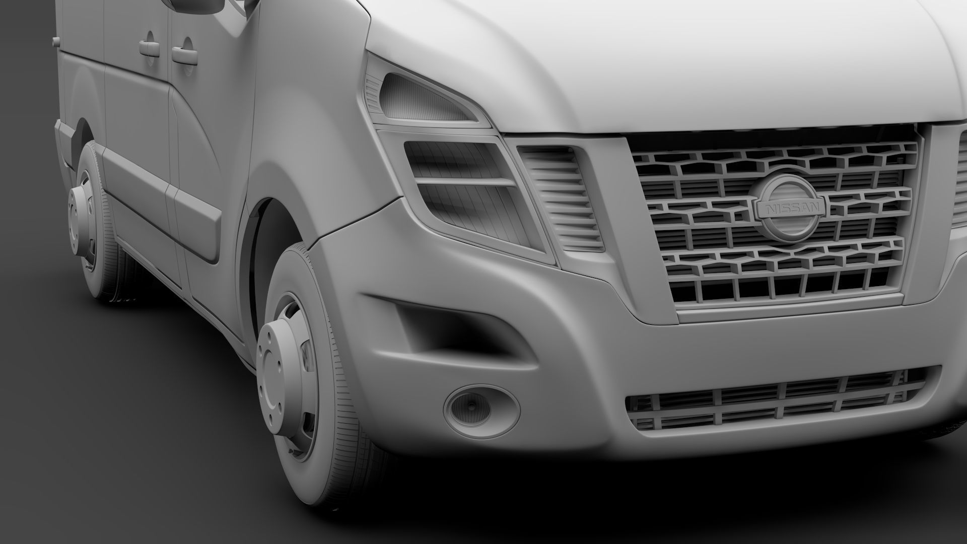 Nissan NV 400 L1H1 Van 2017 3D model_13