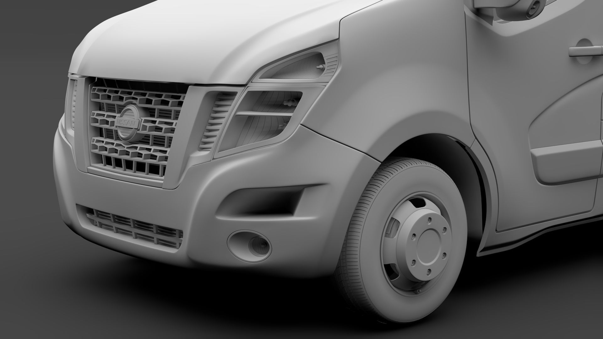 Nissan NV 400 L1H1 Van 2017 3D model_12