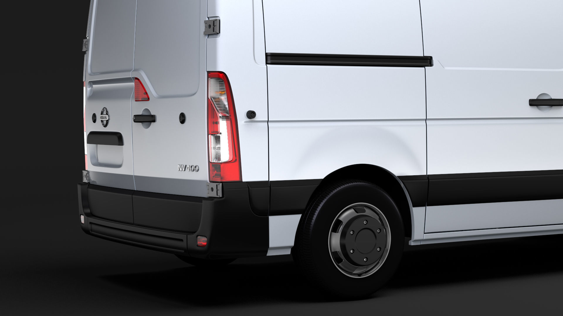 Nissan NV 400 L1H1 Van 2017 3D model_6