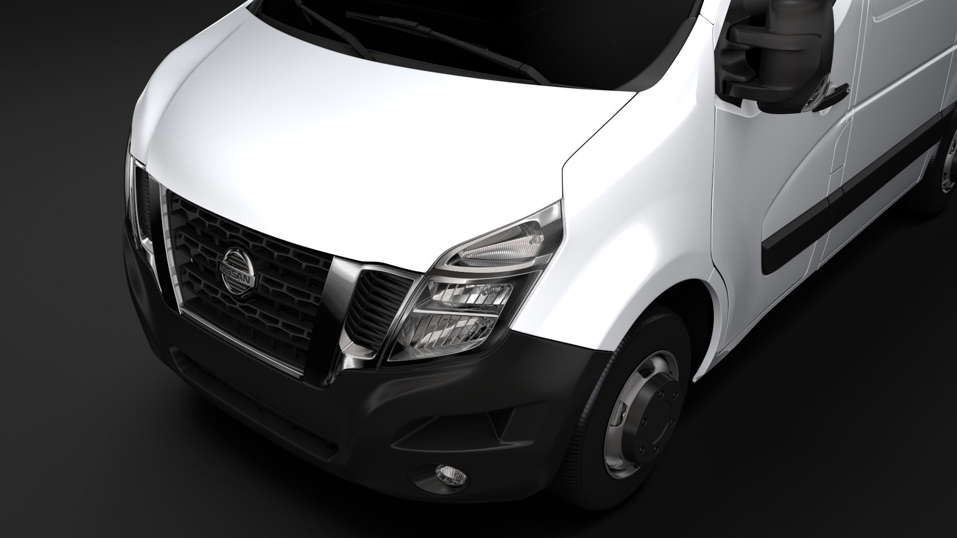 Nissan NV 400 L1H1 Van 2017 3D model_4