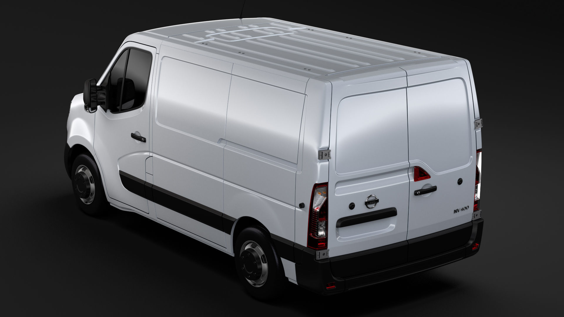 Nissan NV 400 L1H1 Van 2017 3D model_8