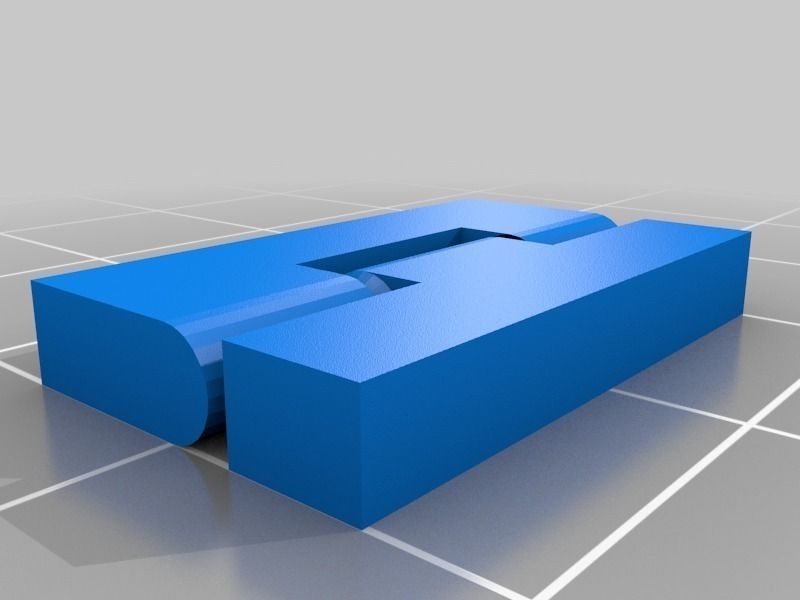 Hinge plastic piece Free 3D print model_1