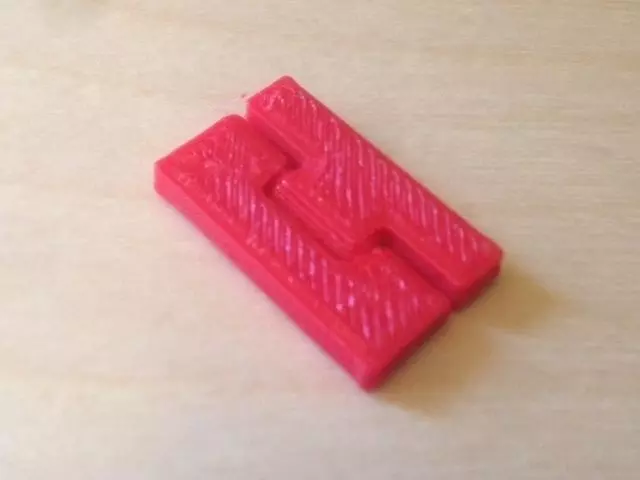 Hinge plastic piece Free 3D print model_0