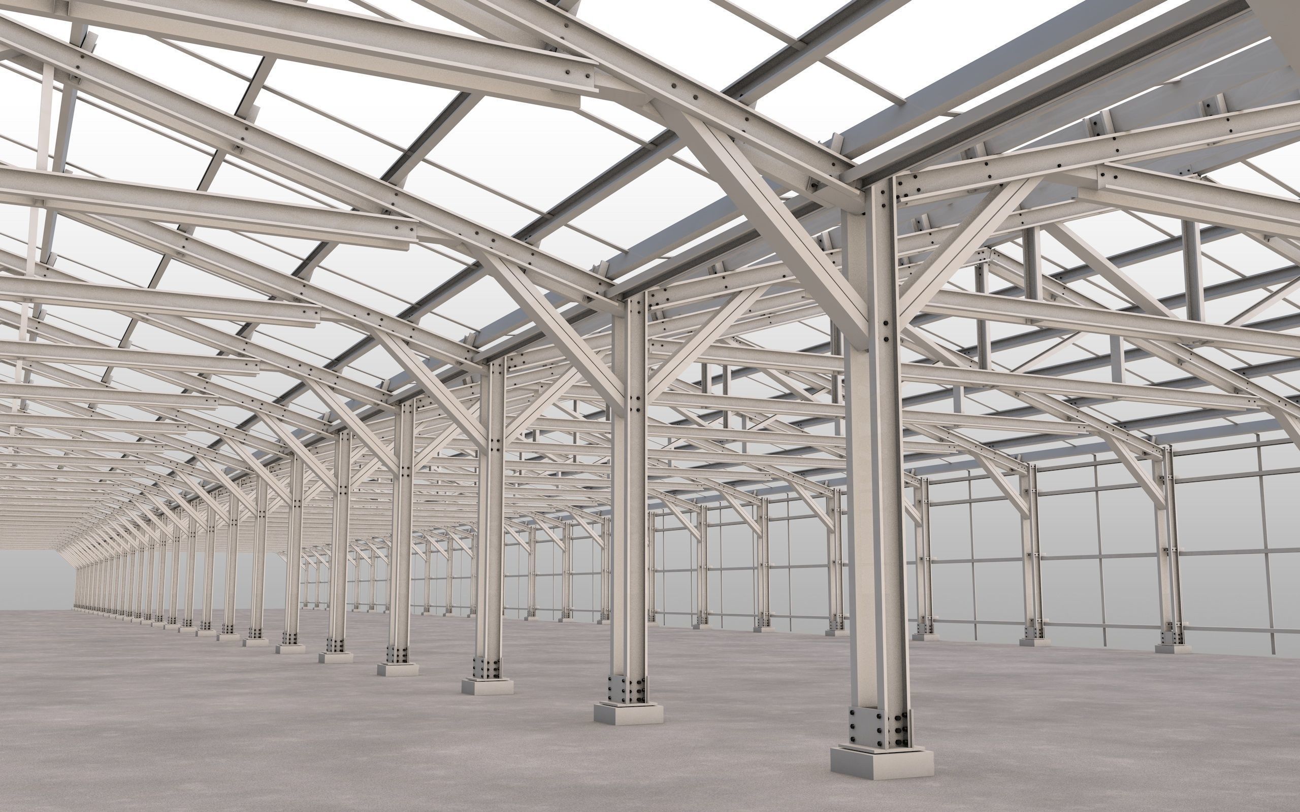 Steel Construction 3D model_1