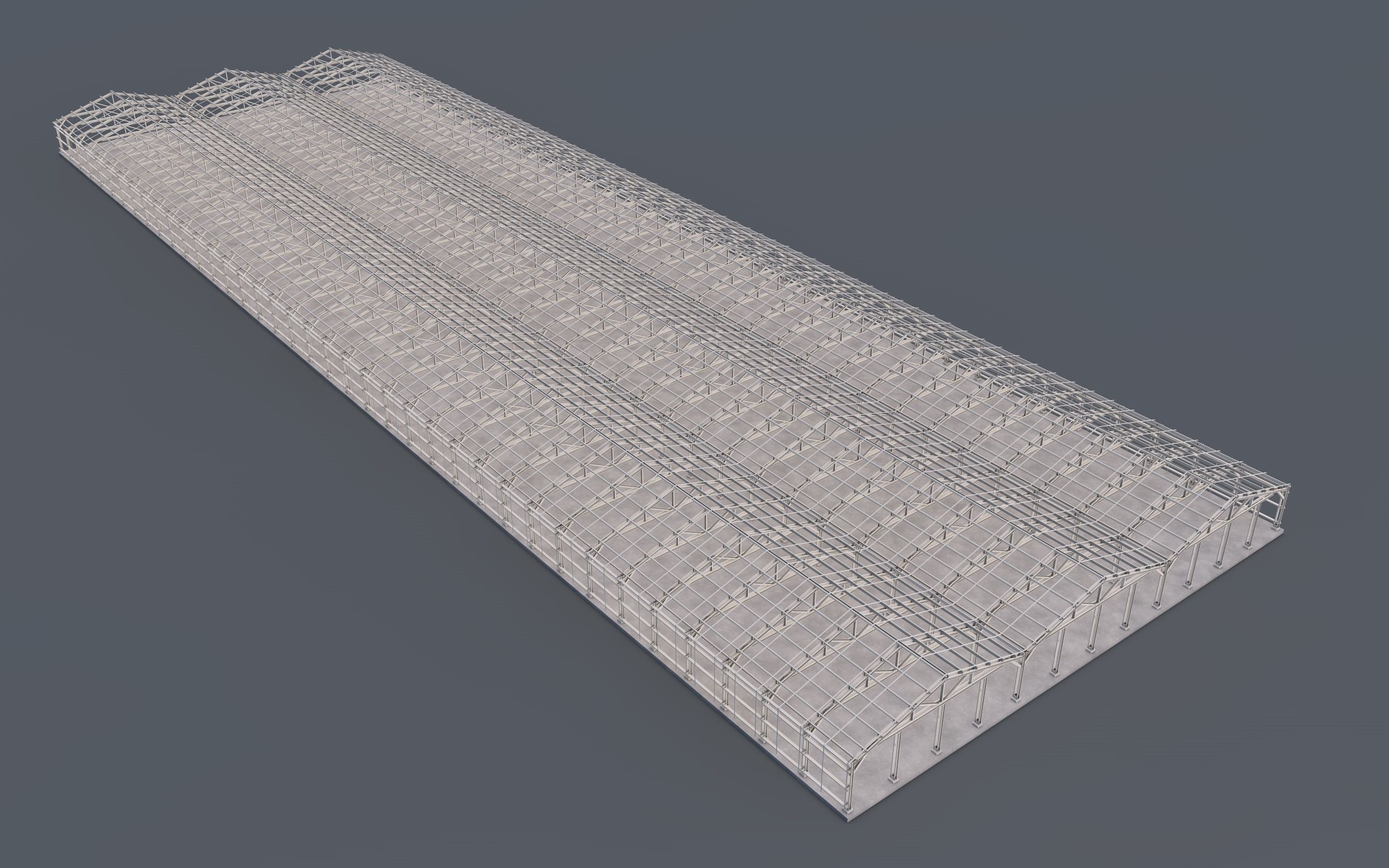 Steel Construction 3D model_2