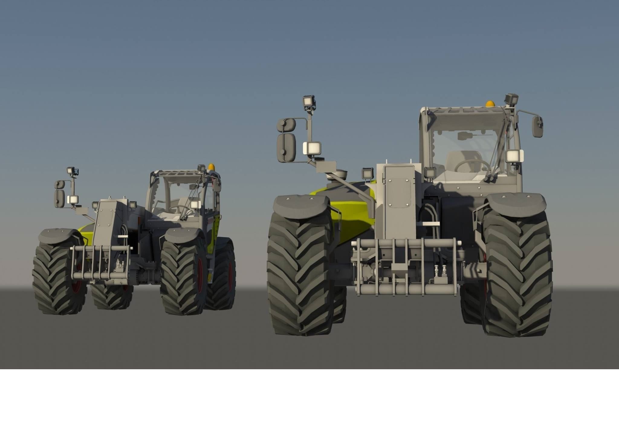 Claas Scorpion  Low-poly 3D model_5
