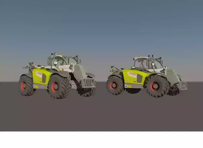 Claas Scorpion  Low-poly 3D model