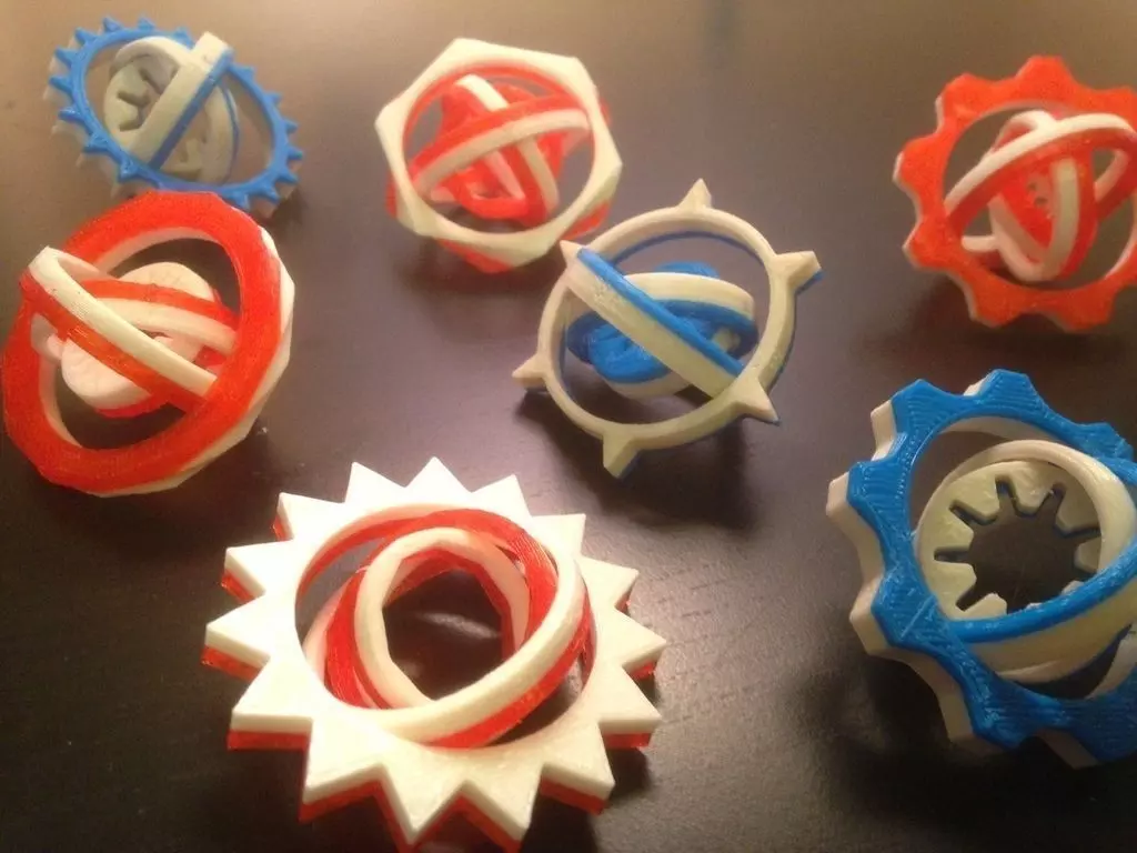 Personalizable Math Gyros Free 3D print model