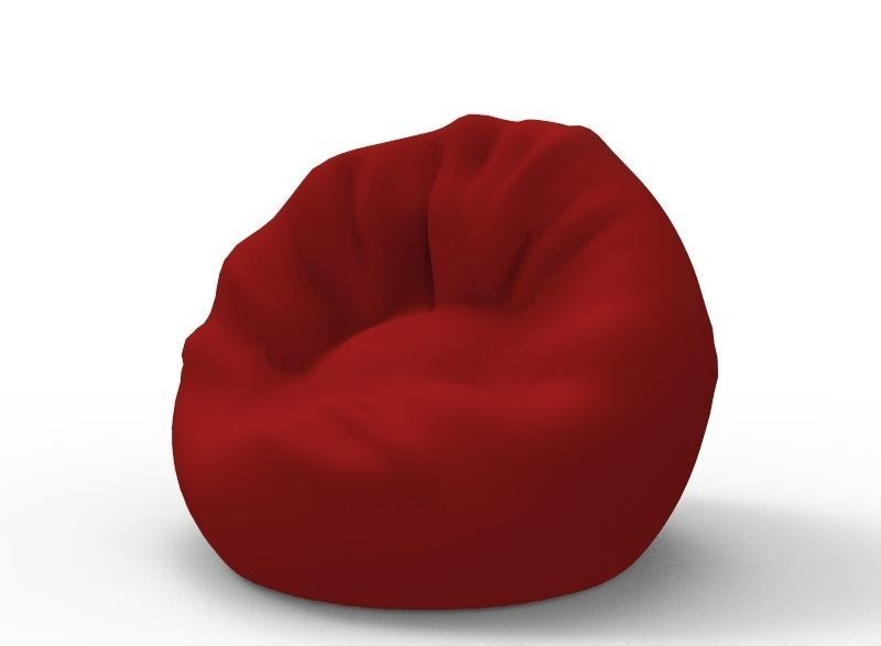 Puff 01 Low-poly 3D model_2