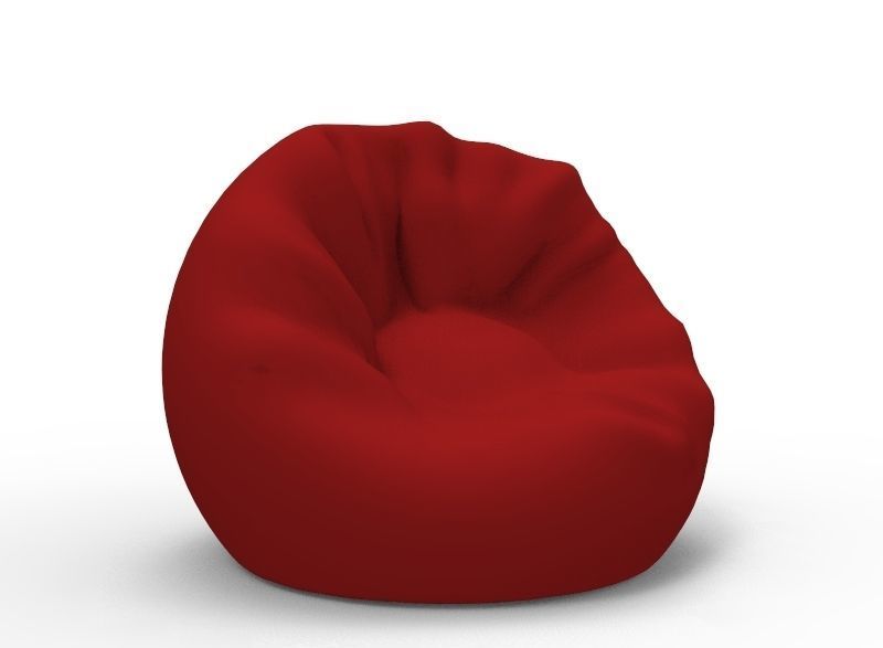 Puff 01 Low-poly 3D model_1