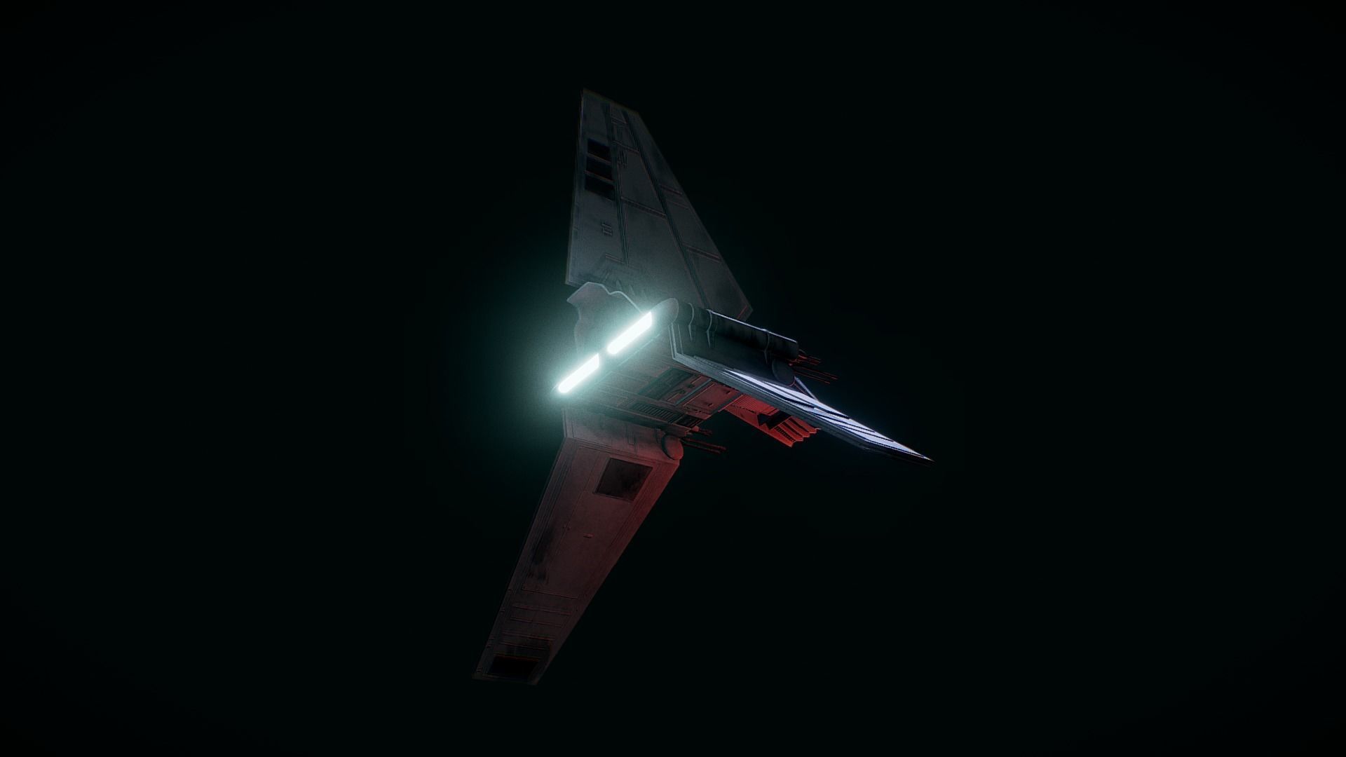 Imperial Lambda Class Shuttle - Star Wars 3D model_2