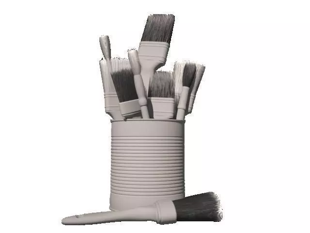 Painting Gear 3D model_0