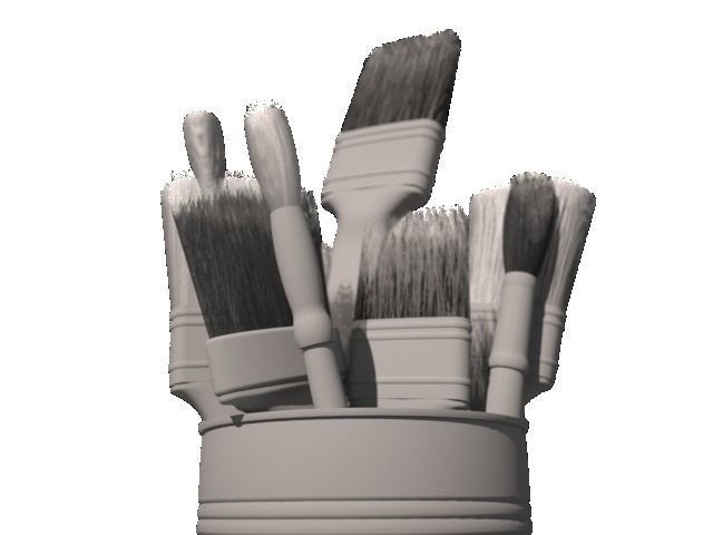 Painting Gear 3D model_1