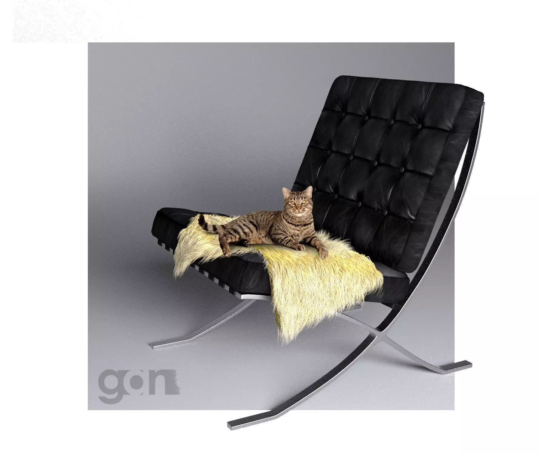 Barcelona Chair 3D model