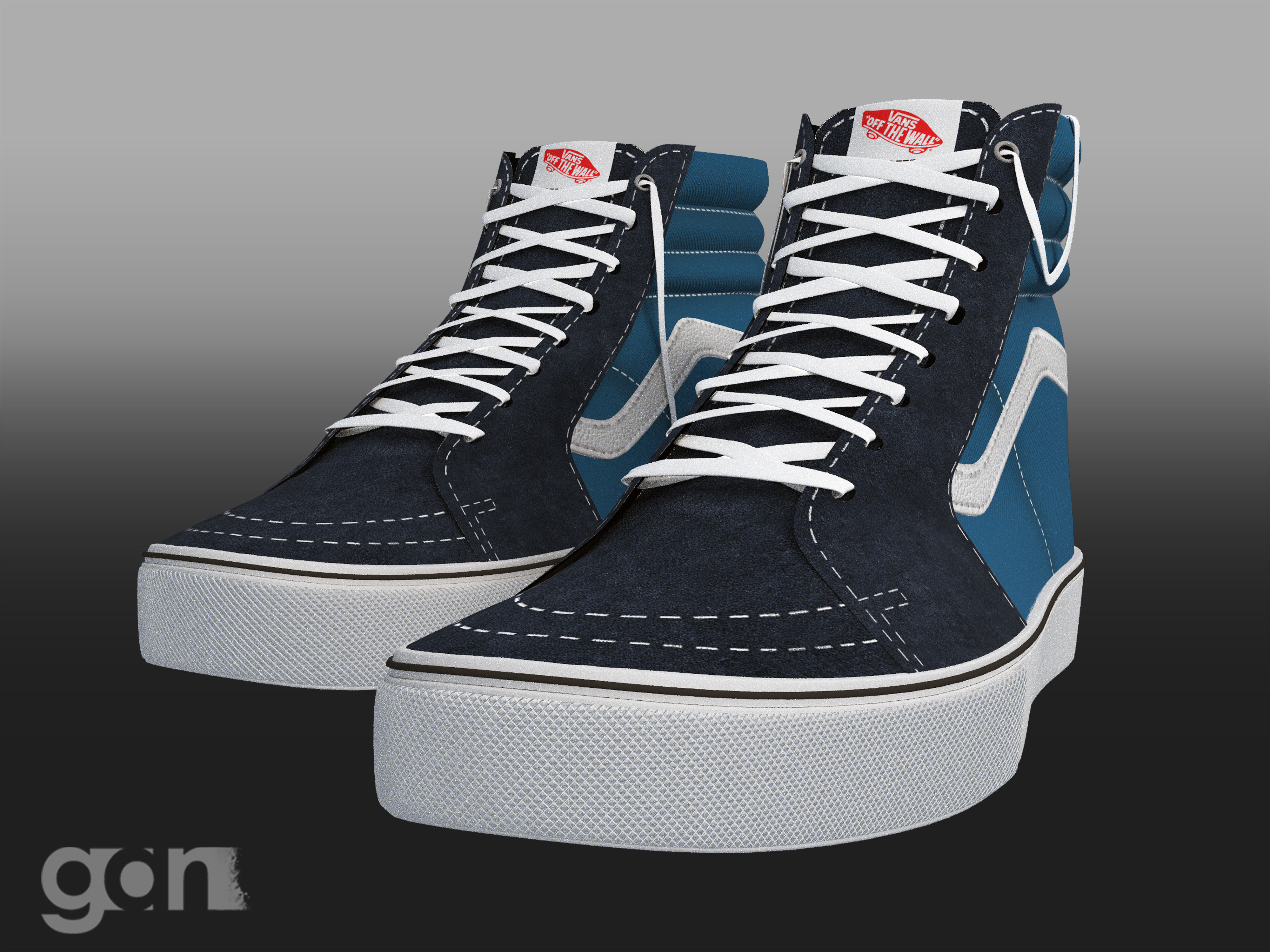 Shoe Model vans 3D model_2