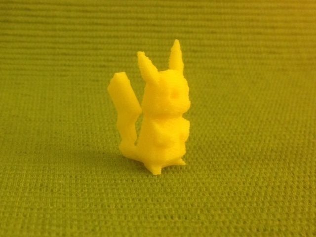 Tail-strengthened Pikachu Free 3D print model_1
