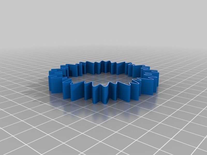 Customizable POW Function Bracelet Free 3D print model_4