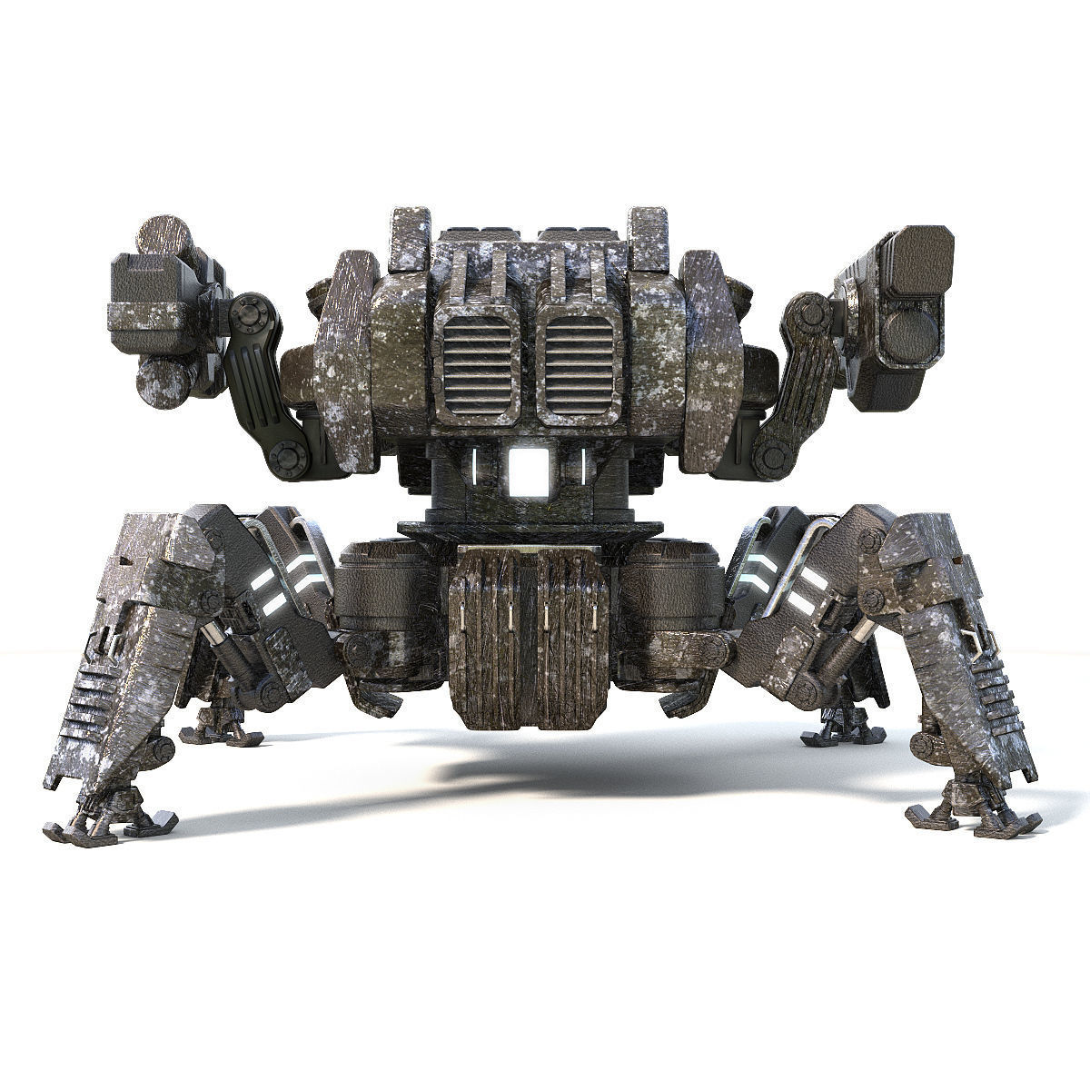 Robot Spider 3D model_7