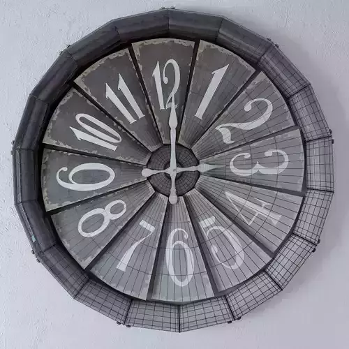 WALL CLOCK VINCI 3D model