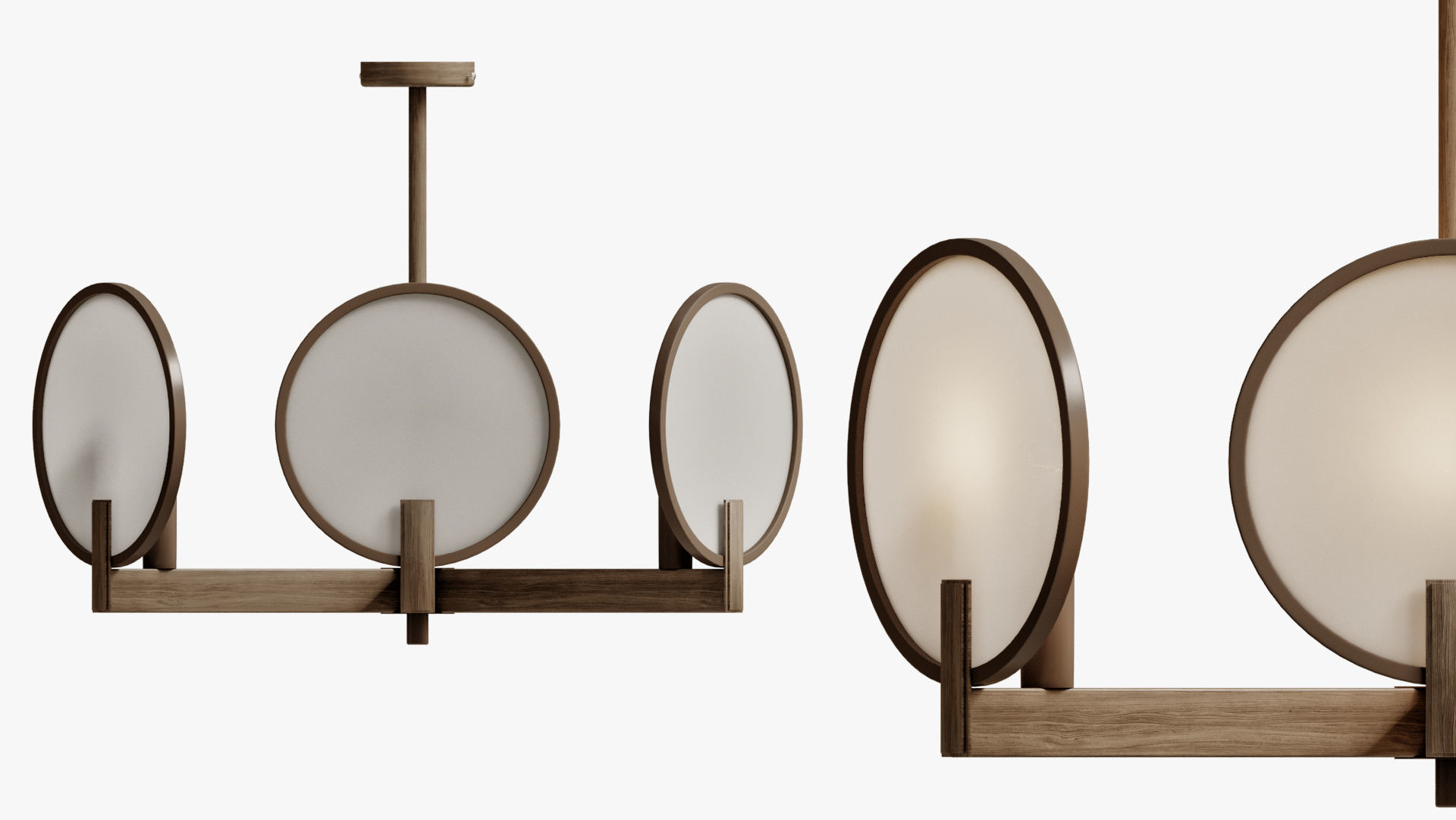 Chandelier Plate Refractor Round 3D model_1