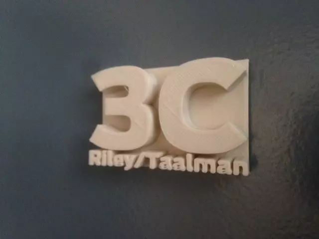 Apartment door number Free 3D print model