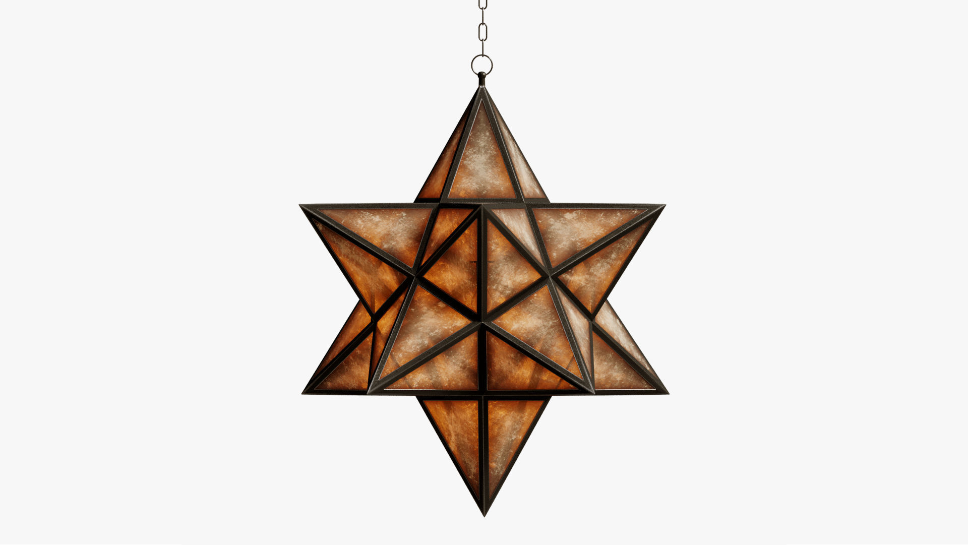 LAMP BLACK STAR SMOKE 3D model_4