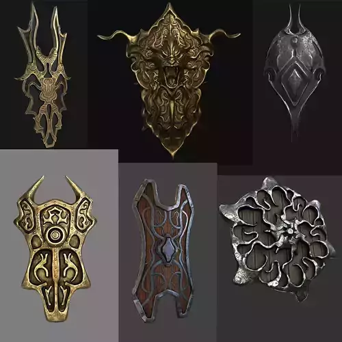 Collection fantasy shields