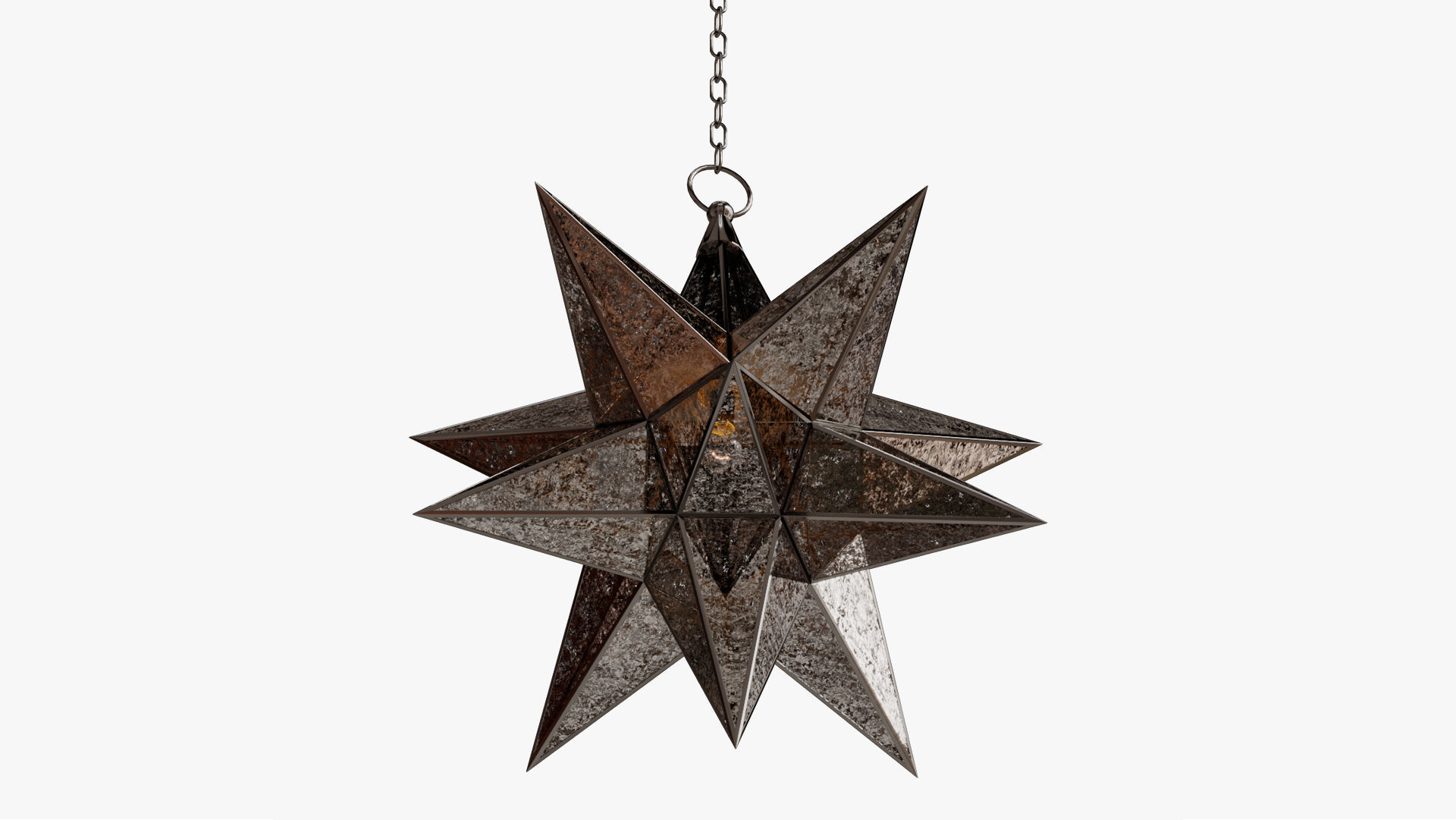  CHANDELIER BLACK STAR 3D model_9